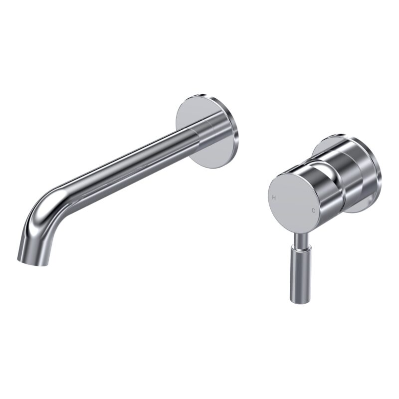 Hudson Reed Tec Lever Chrome 2 Hole Wall Basin Mixer Hudson Reed Tec Lever Chrome 2 Hole Wall Basin Mixer