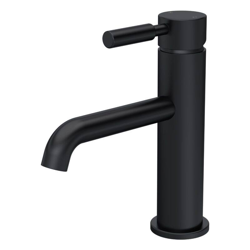 Hudson Reed Tec Lever Matt Black Mono Basin Mixer with Waste Hudson Reed Tec Lever Matt Black Mono Basin Mixer with Waste