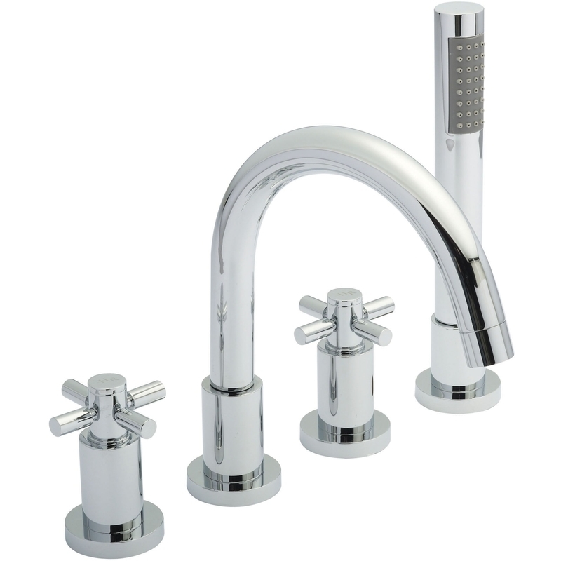 Hudson Reed Tec Crosshead 4 Tap Hole Bath Mixer Hudson Reed Tec Crosshead 4 Tap Hole Bath Mixer