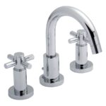 Hudson Reed Tec Crosshead 3 Tap Hole Basin Mixer
