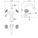 Hudson Reed Revolution Mono Basin Mixer Tap