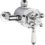 Hudson Reed White Topaz Exposed Dual Shower Valve