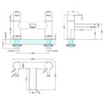 Hudson Reed Willow Bath Filler Tap