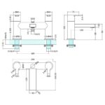 Hudson Reed Willow Bath Shower Mixer Tap