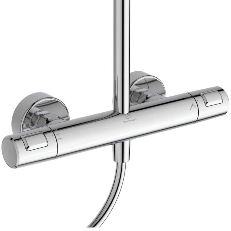 Ideal Standard Ceratherm T25+ Thermostatic Shower System Chrome