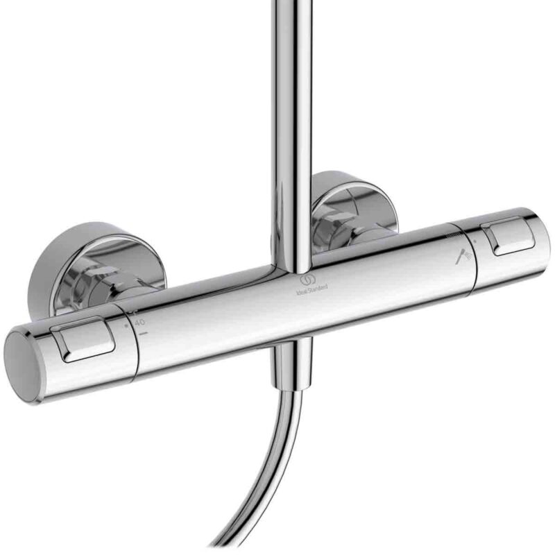 Ideal Standard Ceratherm T25+ Thermostatic Shower System Chrome