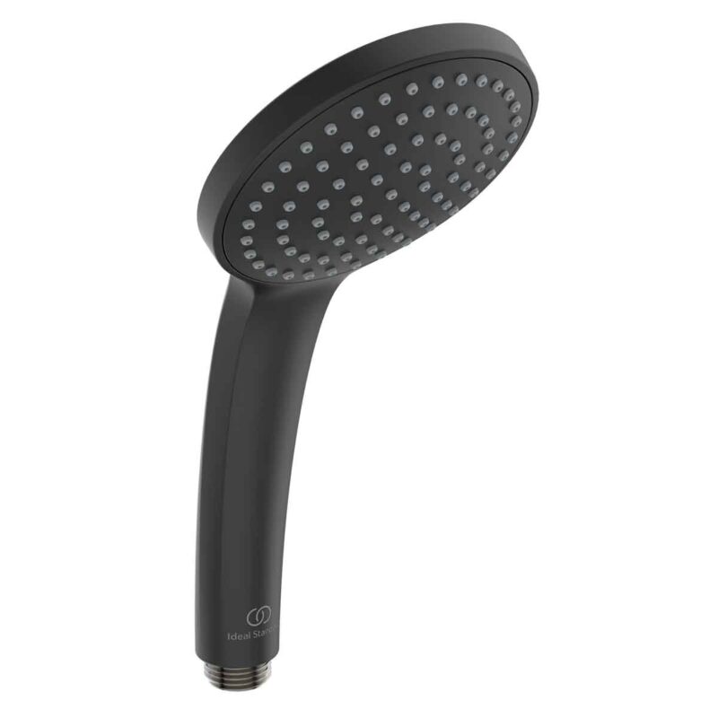 Ideal Standard Ceratherm T25 Exposed Shower Mixer with Slide Rail Silk Black