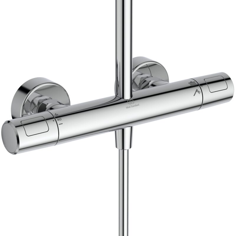 Ideal Standard Ceratherm T25M Shower System 250mm Round Chrome