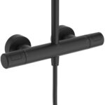 Ideal Standard Ceratherm T25M Shower System 250mm Round Black