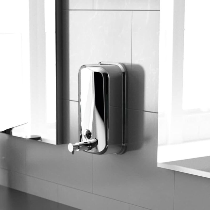 Ideal Standard IOM Soap Dispenser Polished Stainless Steel A9109
