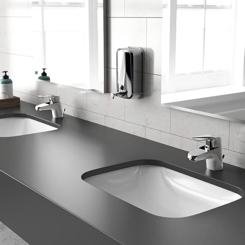 Ideal Standard IOM Soap Dispenser Polished Stainless Steel A9109