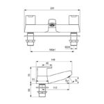Ideal Standard Calista Bath Filler B1151