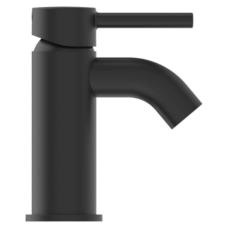 Ideal Standard Ceraline Mini Smooth Body Basin Mixer Tap Silk Black