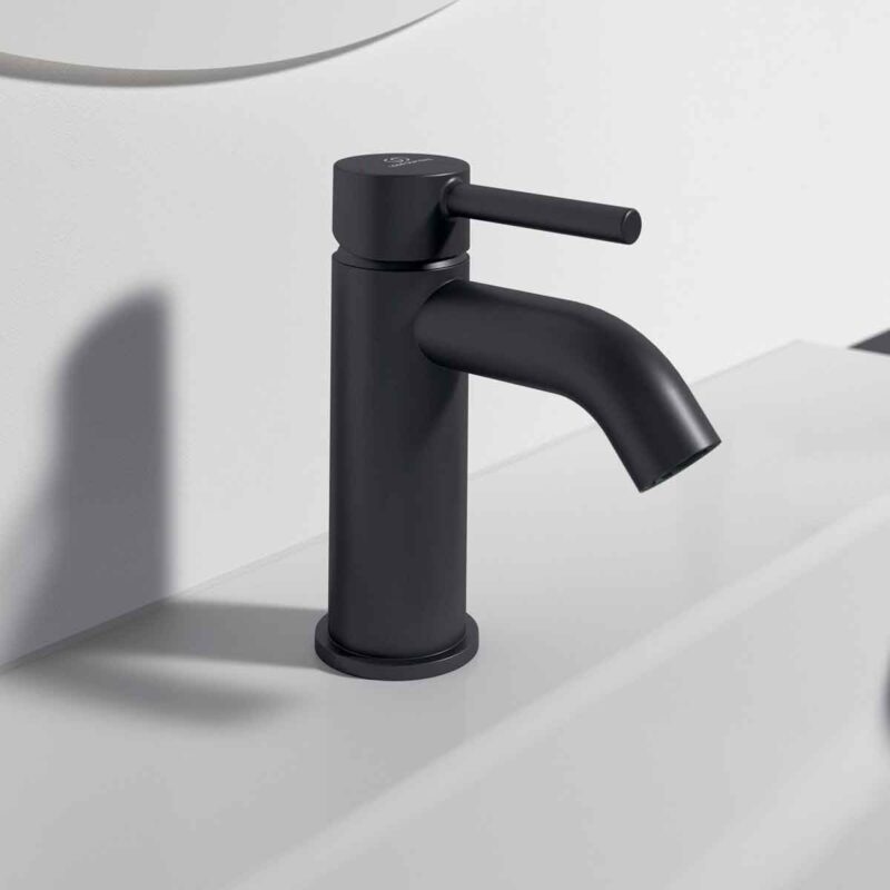 Ideal Standard Ceraline Single Lever Basin Mixer Tap Silk Black