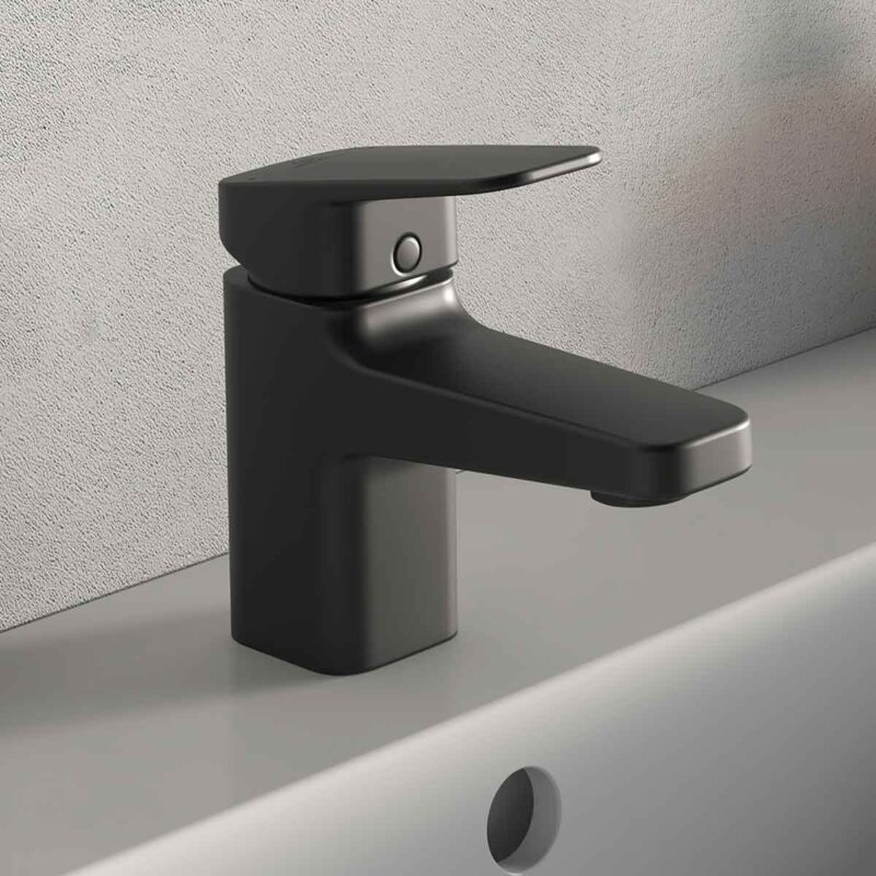 Ideal Standard Ceraplan Single Lever Mini Basin Mixer Tap Silk Black
