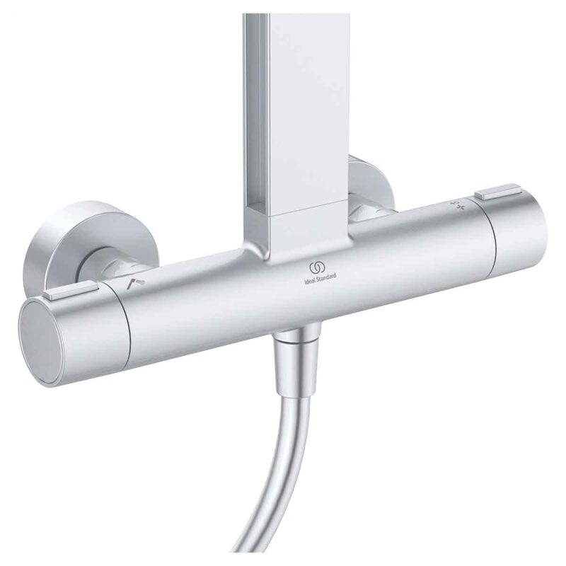 Ideal Standard Ceratherm Alu+ Bar Shower System Silver