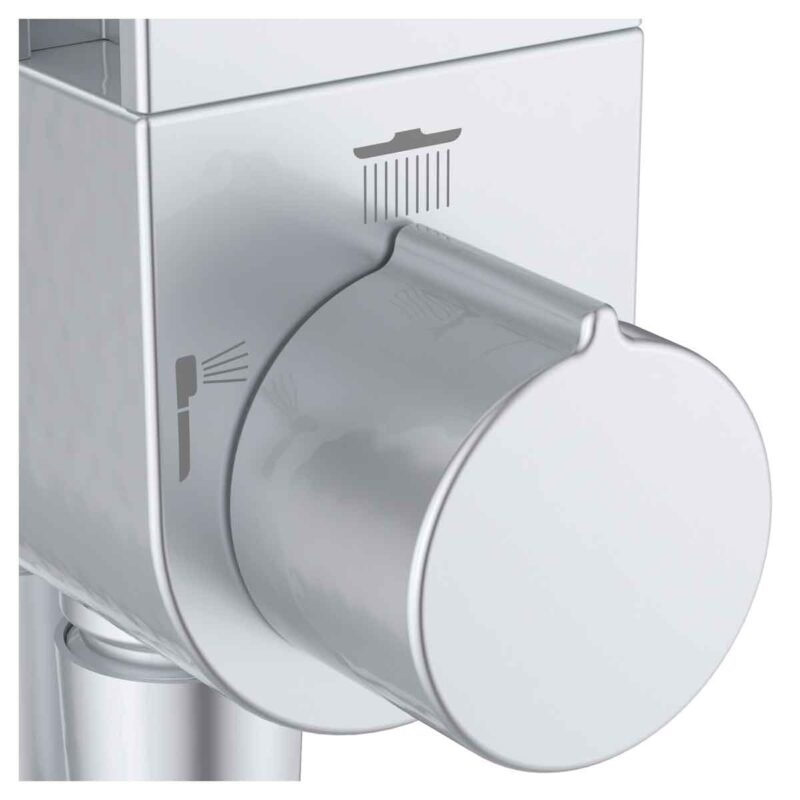 Ideal Standard Ceraflow Alu+ Shower Diverter System Silver