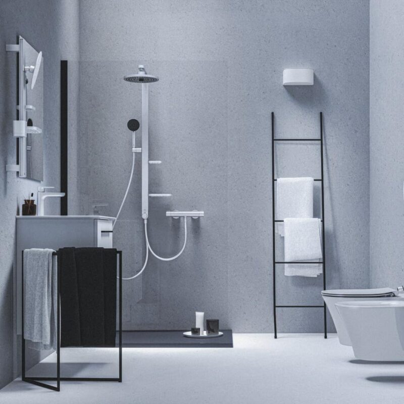 Ideal Standard Ceraflow Alu+ Shower Diverter System Silver