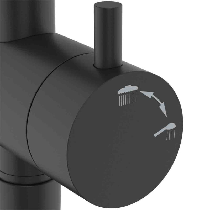 Ideal Standard Ceraflow T25+ Rigid Riser Kit Black
