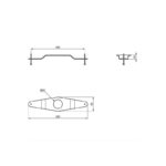 Ideal Standard Fixing Bracket for Vessel Washbasin E0095
