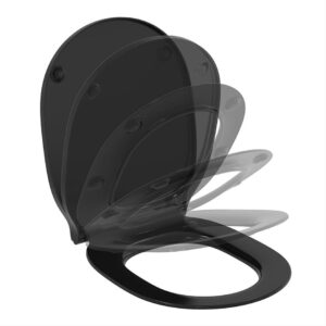 Ideal Standard Connect Air Slow Close Slim Toilet Seat & Cover Silk Black