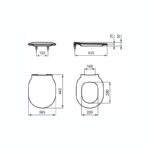 Ideal Standard Connect Air Slim Toilet Seat & Cover