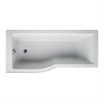 Ideal Standard Connect Air 170x80cm Idealform Shower Bath, No Taphole, Left