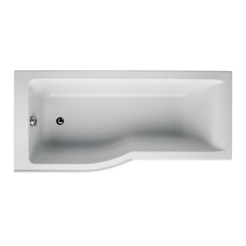 Ideal Standard Connect Air 170x80cm Idealform Shower Bath, No Taphole, Left