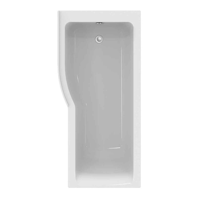 Ideal Standard Connect Air 170x80cm Idealform Shower Bath, No Taphole, Left