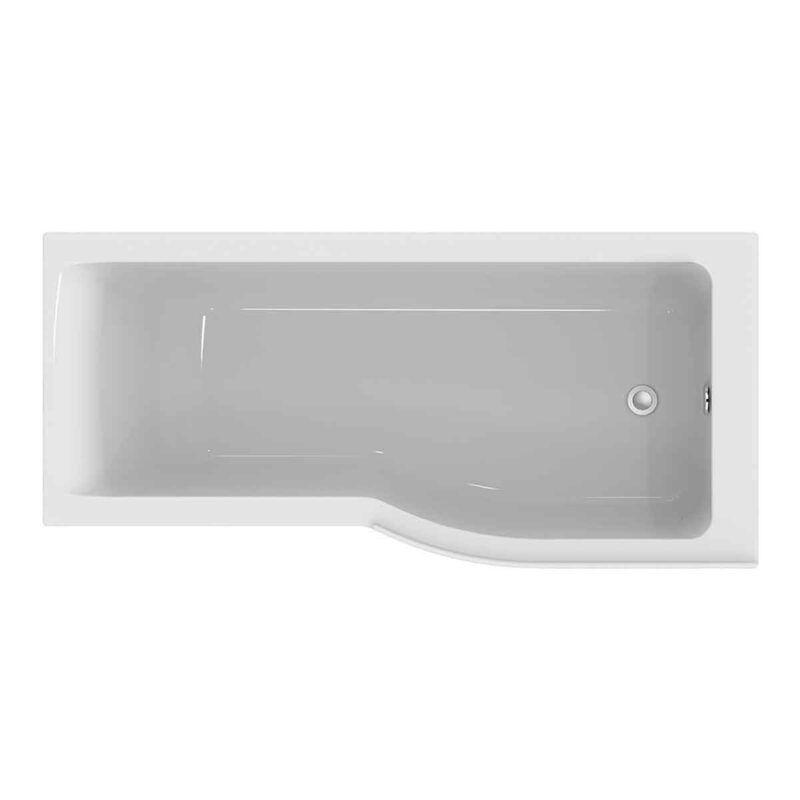 Ideal Standard Connect Air 170x80cm Idealform Shower Bath, No Taphole, Right