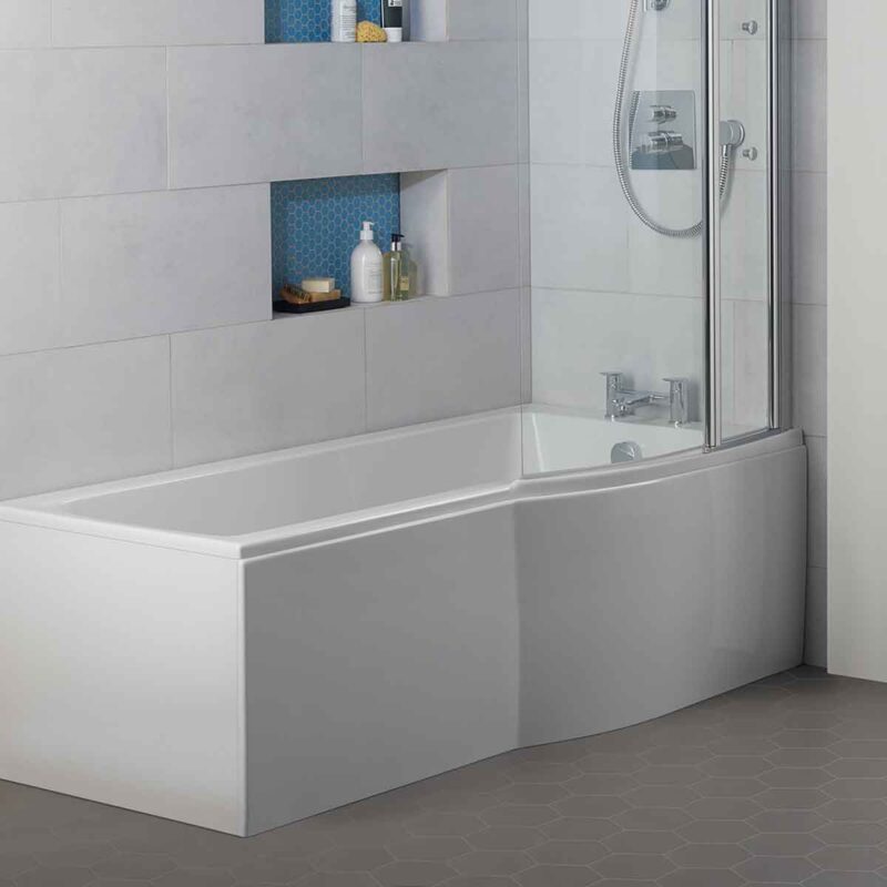 Ideal Standard Connect Air 170x80cm Idealform Shower Bath, No Taphole, Right
