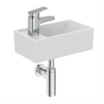 Ideal Standard i.life S 37cm Guest Basin 1 Taphole Left E2113