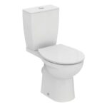 Ideal Standard Eurovit+ Close Coupled Toilet Pan, Cistern & Soft Close Seat