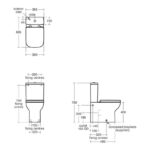 Ideal Standard i.life A & S Close Coupled Compact Cistern 6/4 Litre