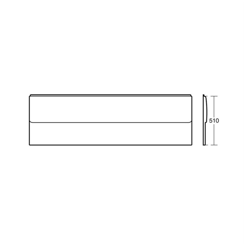 Ideal Standard Tempo Arc 170x75cm Double Ended Bath with Front & End Panel
