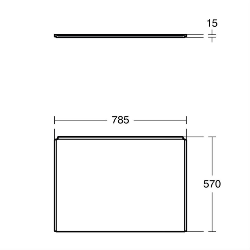 Ideal Standard Tempo Cube 180x80cm Double Ended Bath with Front & End Panel