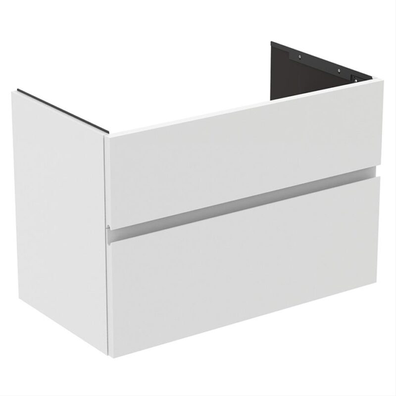 Ideal Standard Finesse 80cm x 44cm 2 Drawer Vanity Unit Matt White