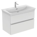 Ideal Standard Finesse 80cm x 44cm 2 Drawer Vanity Unit Matt White
