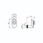 Ideal Standard Urinal Syphon Connector E6227