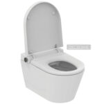 Ideal Standard i.Life E Wall Hung Rimless Shower Toilet Bowl & Soft Close Seat