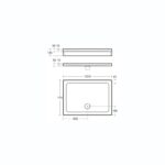 Ideal Standard Simplicity 1200x760mm Shower Tray Upstands L5118