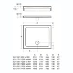 Ideal Standard Simplicity 1200x800mm Shower Tray L5119