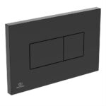 Ideal Standard Solea P2 Pneumatic Flush Plate Black