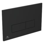 Ideal Standard Oleas Pneumatic Dual Flushplate R0119 Black