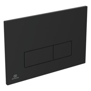 Ideal Standard Oleas Pneumatic Dual Flushplate R0119 Black