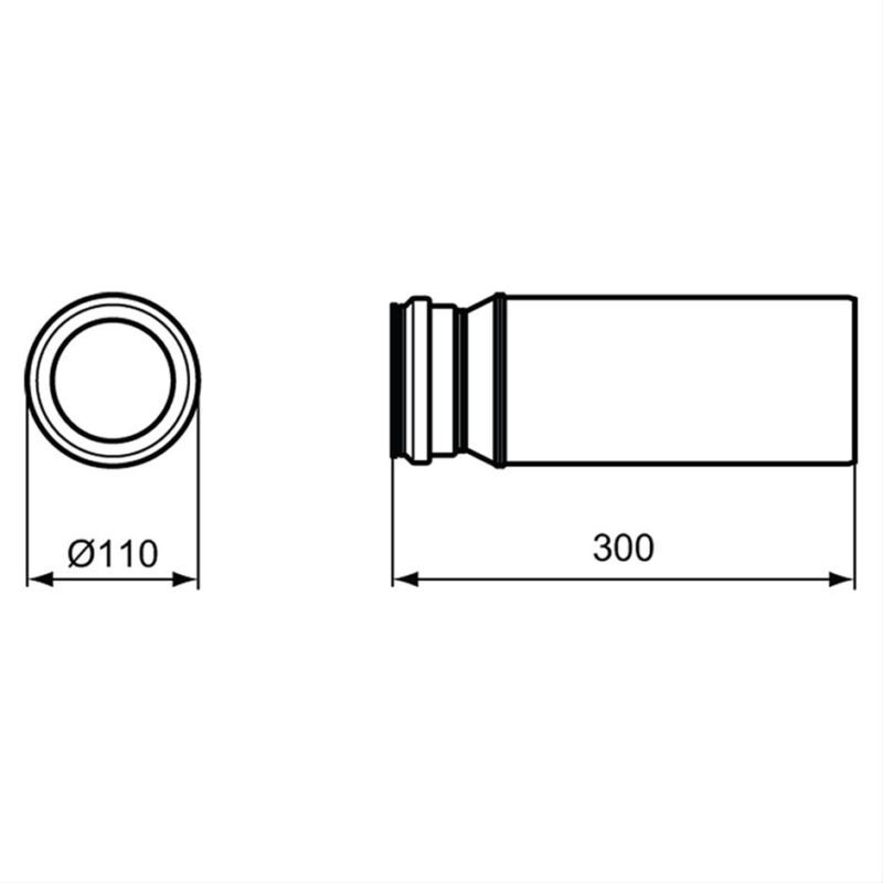 Ideal Standard Prosys Horizontal Outlet for Toilet R0199