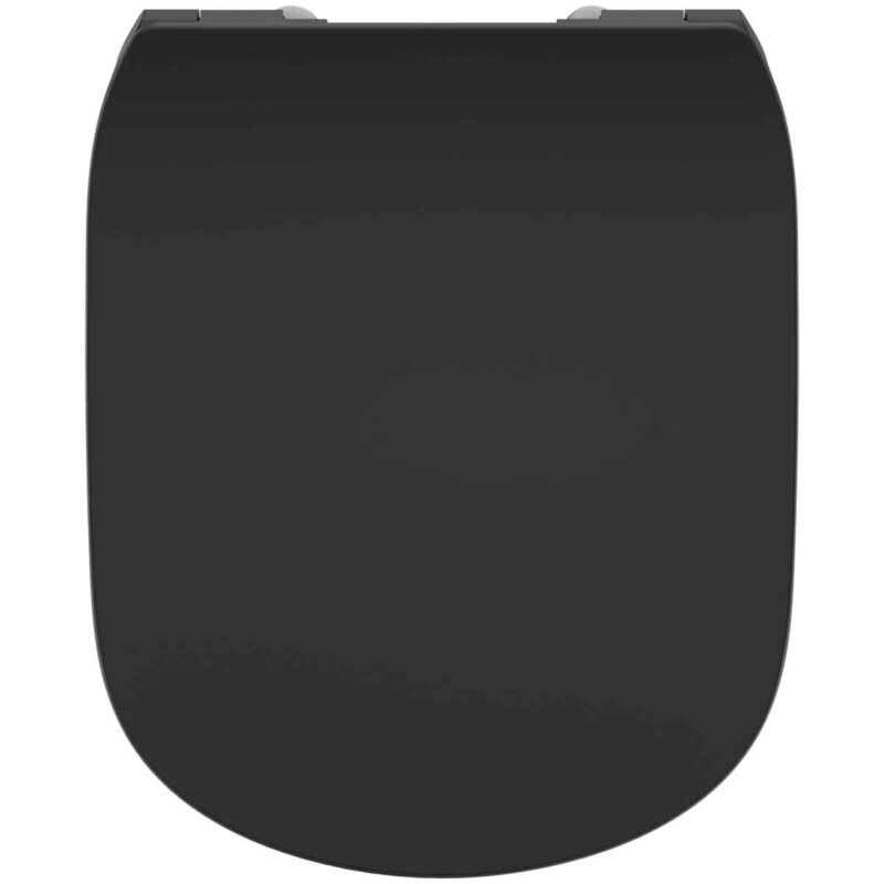 Ideal Standard Tesi Slow Close Slim Toilet Seat & Cover Silk Black
