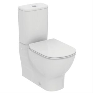 Ideal Standard Tesi Close Coupled Back-to-Wall Toilet with Slow Close Seat