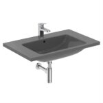 Ideal Standard i.Life B 81cm Gloss Grey 1 Tap Hole Vanity Basin