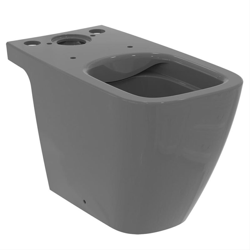 Ideal Standard i.Life B Close Coupled Gloss Grey RimLS+ Toilet Bowl